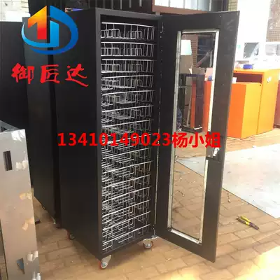 15 draw 3D glasses disinfection cabinet with lock Cinema 3D glasses storage cabinet 3D glasses special trolley disinfection cabinet