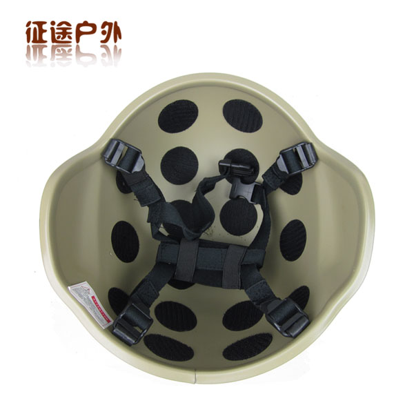 MICH Series Safety Helmet with fixed magic sticker retrofit safety helmet fitted with sponge cushion using RMBone sheet