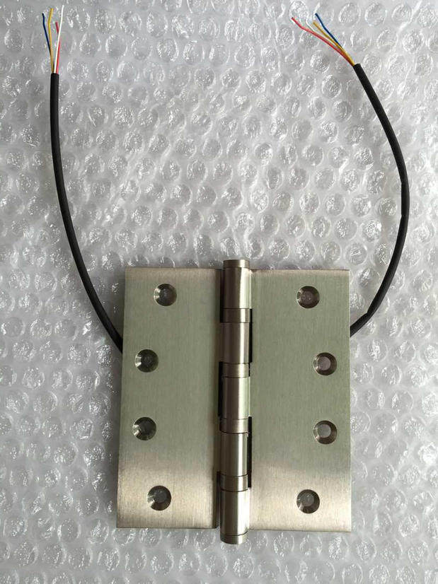 Stainless steel wire-through hinges wire-wire electric hinges over wire protector Electronic hinges over 4-wire hinges