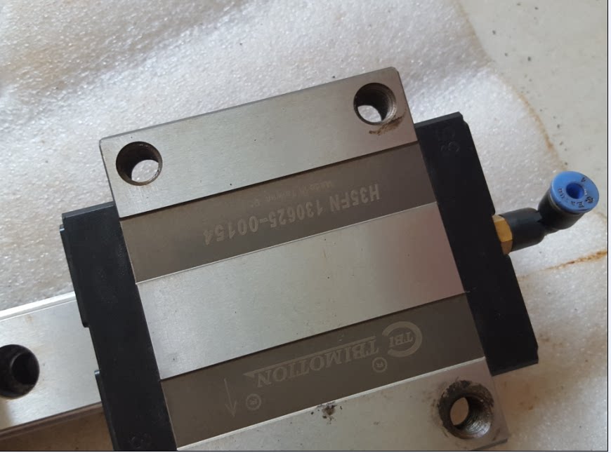 Taiwan TBI Linear Guide H35 FN used machine - cut line guide slider