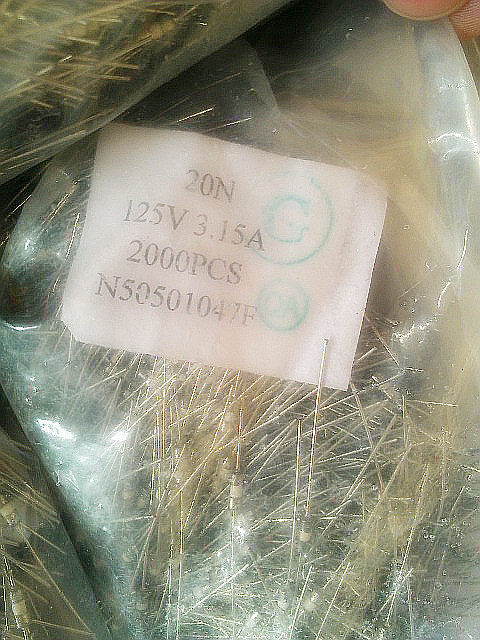 Fuse Insurance Tube 125V3 15mA fuse special price