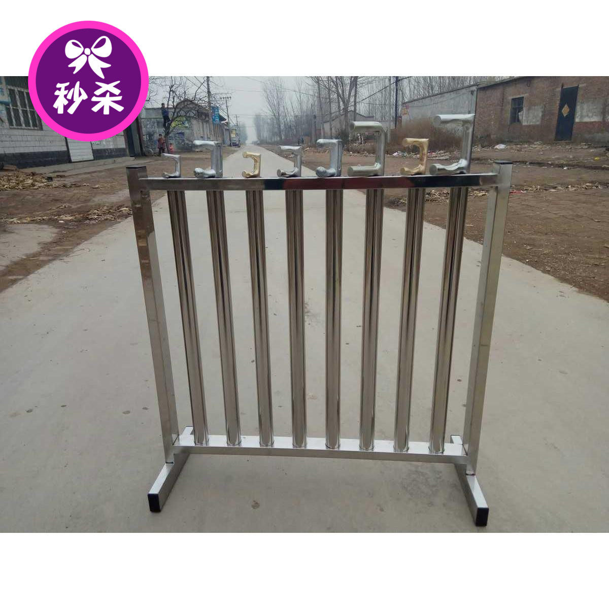 Fixed stainless steel F wrench frame Hongxinde Machinery factory direct punch drilling valve wrench frame