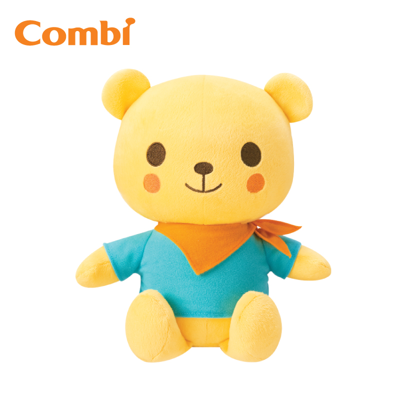 Combi康贝小熊兔兔好朋友系列男女儿童宝宝毛绒安抚玩具益智玩偶