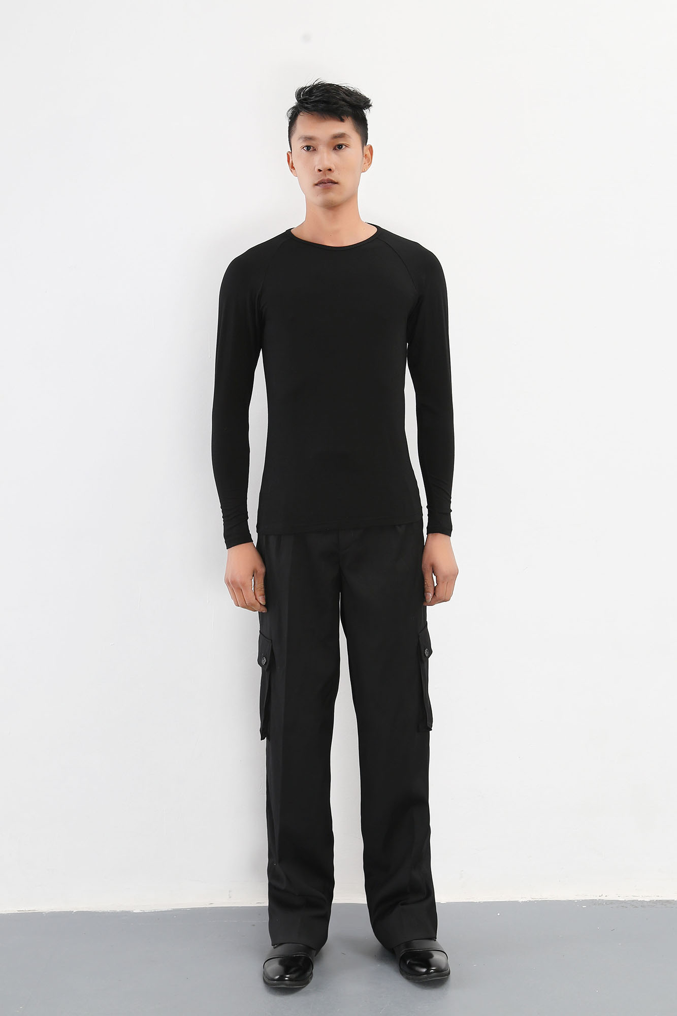 Male Latin dance square dance modern dance national standard dance social dance clothing dance clothing competition performance clothing practice dance clothing