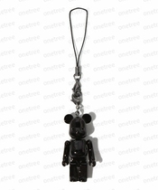 Kokura Birthday BE@RBRICK NOIR BLACK CHROME(January-December Birthday Keychain