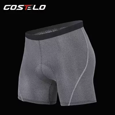 Riding pants men's summer mountain bike shorts riding underwear women's thick sponge silicone cushion bicycle breathable Universal