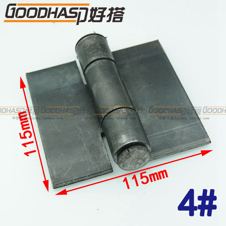 Welding Hinge Iron Hinge Door Shaft Heavy Hinge Pin Shaft Automotive Door Hinge Chain Thickening Add Coarse Weight 4 #