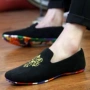 Giày vải mùa hè 2019 giày lười nam kiểu Trung Quốc cũ giày vải Bắc Kinh - Plimsolls top giày sneaker nam