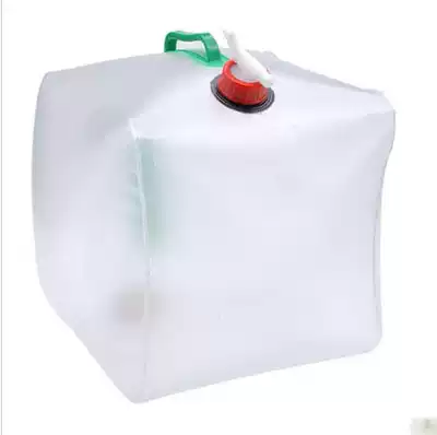  Outdoor PVC Portable folding kettle 10L Kettle Screw kettle Square kettle Outdoor water bag