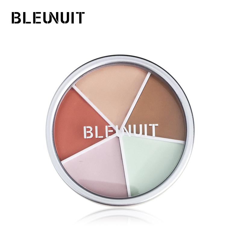 BLEUNUIT/深蓝彩妆黑魅真彩五色遮瑕膏遮盖眼袋黑眼圈修饰肤色