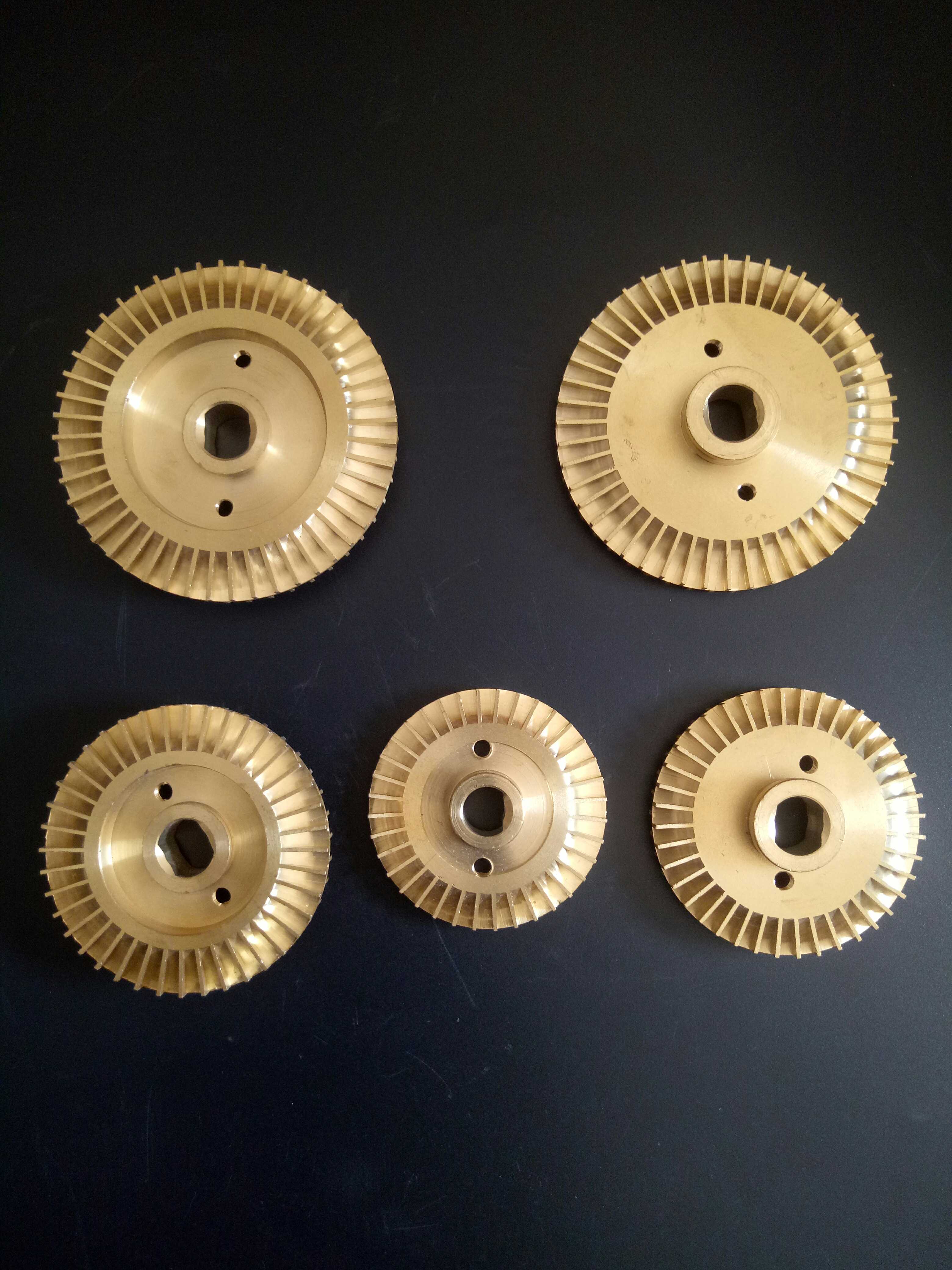 Self-priming pump copper impeller double-sided automatic cold and hot water self-priming pump double-sided single flat hole double flat hole copper impeller