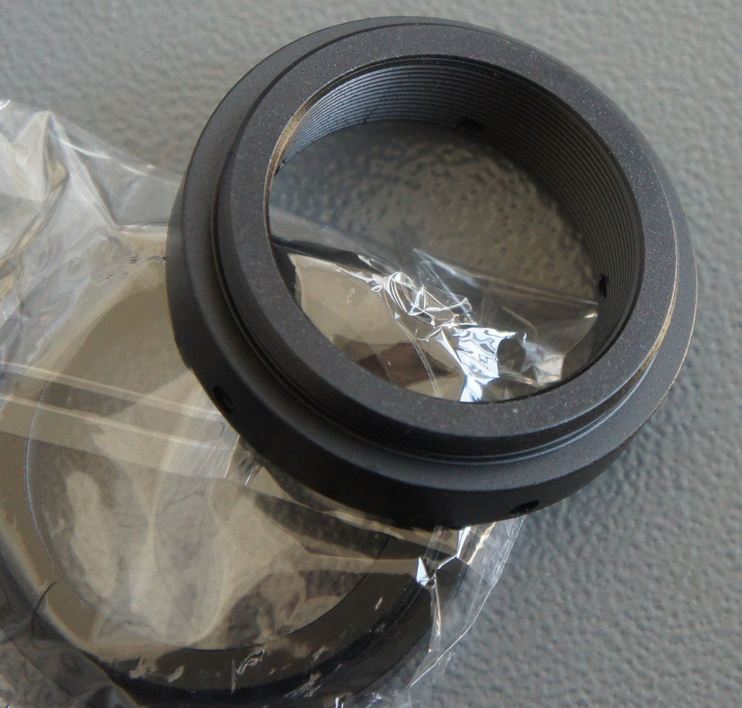 Inner m42-outer m52 adapter ring with flange DIY lens modification mirror accessories