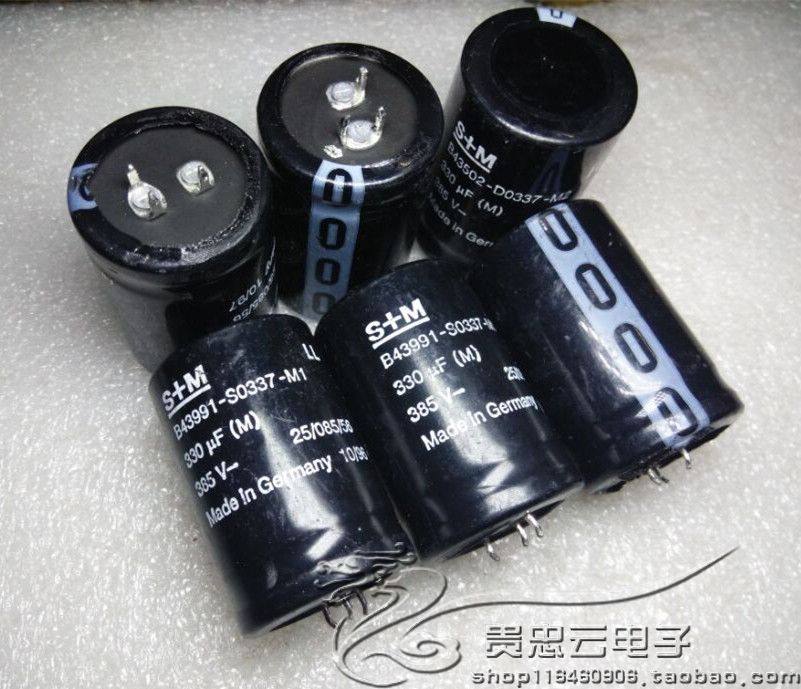 Germany S M Siemens B43991 series 385V330UF 400V high voltage fever electrolytic capacitor