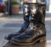 (MAD MAX)Custom WESCO 1930s Engineer Boot BOSS Biker Boot Boots