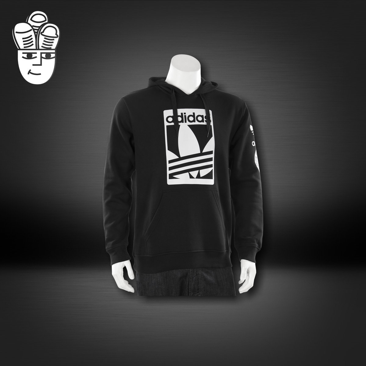 Adidas Originals Street Graphic Hoodie 三叶草男子连帽衫 外套