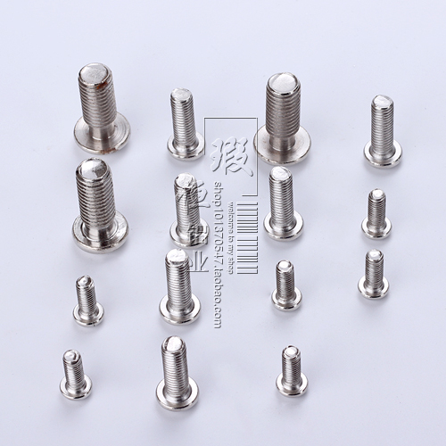 Industrial aluminum extrusion material accessories Aluminum alloy profile accessories Stainless steel semicircular head bolts Semicircular head special screws