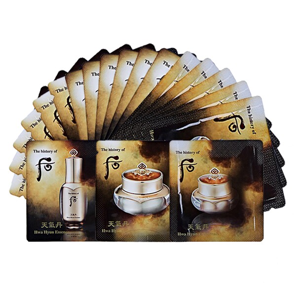 韩国WHOO/后天气丹华泫精华 华泫面霜 华玄眼霜1ml 20片 三选一