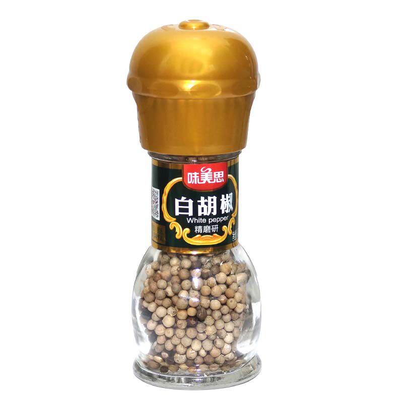 【天猫超市】味美思白胡椒精磨研42g   调味品 调味剂 白胡椒