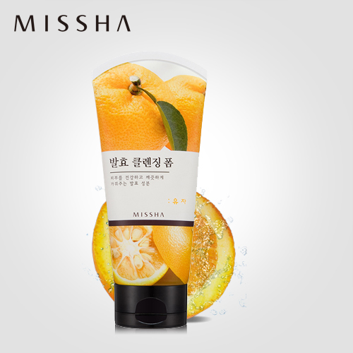 谜尚谜尚发酵活力洁面泡沫洗面奶150ml 香橙味 深层清洁 补水保湿