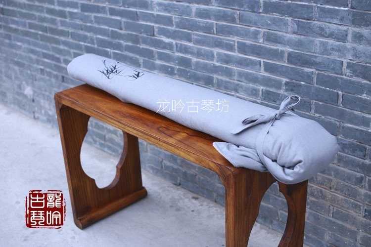 High - level piano jacket Linen pure cotton sac ; four gentlemen's pattern optional smoke gray piano bag