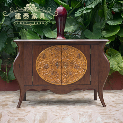 建泰欧式复古柜实木门柜lpp026