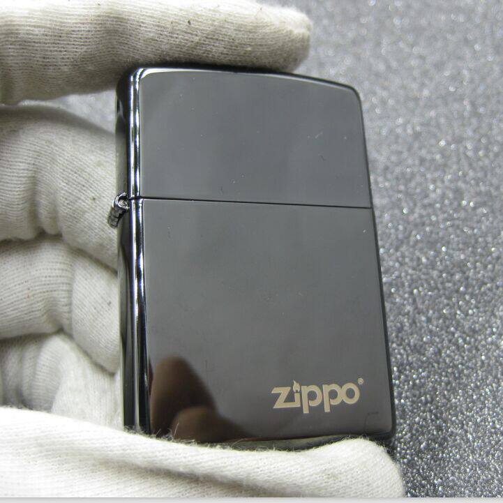 zippo lighter USA original installed genuine ice series black dazzling trademark zippo lighter male 24756ZL