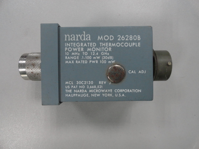 narda 26280B 10MHZ-12 4GHZ 0 1-100mW (30dB) Precision Power Monitor N