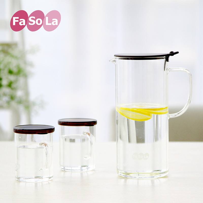 FaSoLa冷水杯冷水壶耐热茶杯凉水杯壶玻璃杯壶饮水杯泡茶壶果汁壶