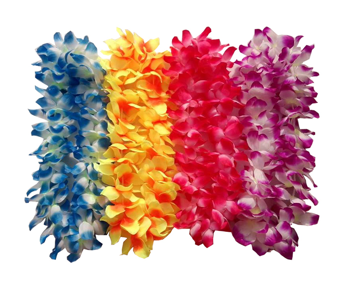 2017 new thick flower sheet Hawaiian encrypted flower ring straw dress dance performance accessories bar performance props