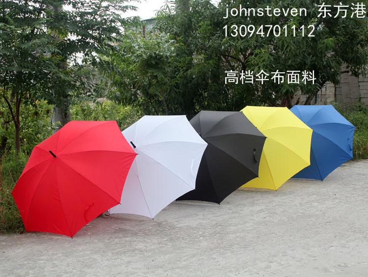 Red Yellow Blue 8 Bone Long Handle Umbrella Black Beach Umbrella Creative Stage Props Photographic Umbrella White Hand Painted Long Pole Umbrella