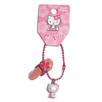 Japanese SanrioHello Kitty keychain bag pendant (slippers)