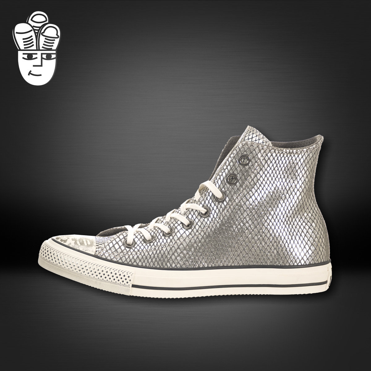 Converse Chuck Taylor All Star男鞋女鞋情侣潮鞋 黑色蛇纹板鞋