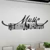 Music staff note acrylic three-dimensional wall sticker Dance music classroom wall decoration 3D wall sticker