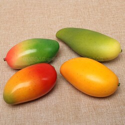 Artificial Fruit Fake Vegetables Artificial Ivory Mango Green Mango Fruit Shop Decoration Home Furnishings Preschool Education Props