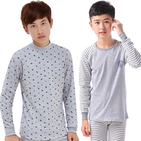 Thanh niên nhiệt đồ lót trường trung học cotton mỏng cậu bé lớn mùa thu quần dài quần dài phù hợp với nam học sinh trung học áo len quần áo giữ nhiệt nữ trung niên