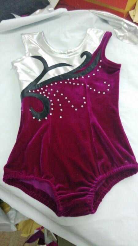 Set to be a child even bodysuit and bodysuit Gymnastics Suit for primary and middle school students Gymnastics Suit Cheerleading