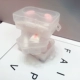 Phim hoạt hình dễ thương mô phỏng kem mini siêu nhỏ hộp làm đẹp cận thị kính áp tròng đồng hành hộp chia hộp - Kính râm Kính râm