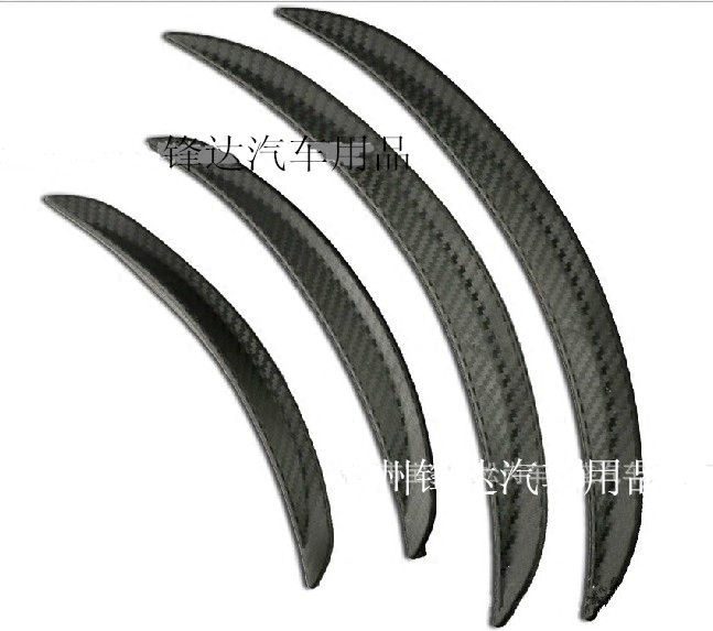 Car Universal Carbon Slim wheel eyebrow with rubber carbon slim fit wheel eyebrow Eyebrow Crashworthy
