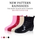 Thời trang mũi nhọn ống nhựa đi ủng chống trượt giầy ủng Rainshoes