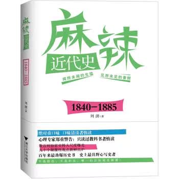 麻辣近代史（1840-1885）/刘澍/浙江大学出版社