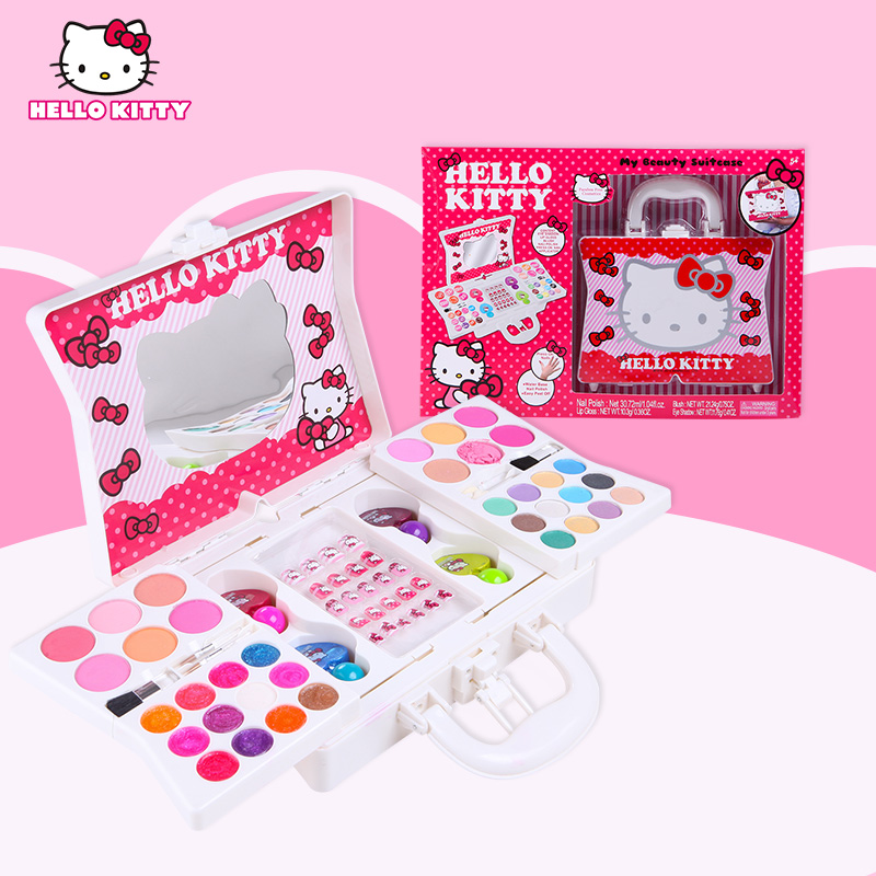 Hello Kitty凯蒂猫儿童化妆品彩妆套装儿童玩具女孩过家家玩具