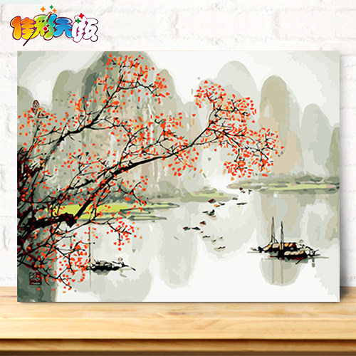 �Ѳ�����diy�ͻ��羰��īɽˮ