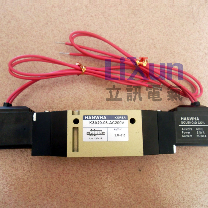 K3A20-08-AC220V 24v HANWHA HANWHA solenoid valve