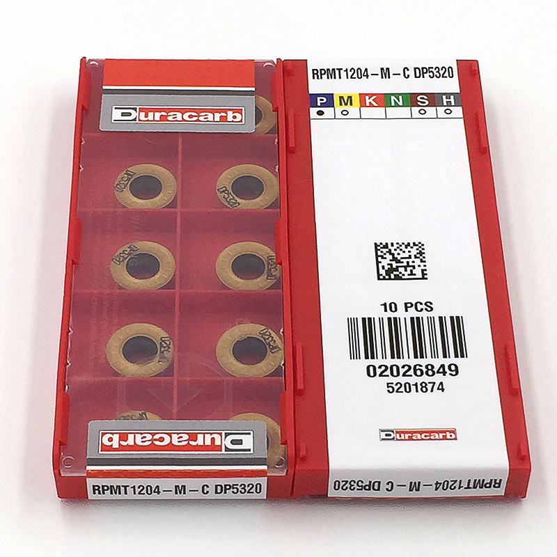 Duroncarpool milling cutter sheet RPMT1204-M-CDP5320 Tfix knife grain R6 round knife grain numerical control milling cutter sheet