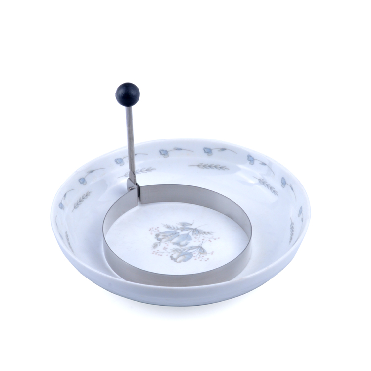 Thousands of sembles Semble Baking Tool Stainless steel thickened round omelette omelette ring with handle