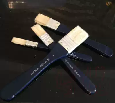Gauguin short handle bristle board brush Gouache oil painting Acrylic brush Board brush Wall painting brush Painting brush