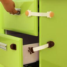 Накладки на углы 出口日韩婴幼儿冰箱锁马桶锁婴儿柜门锁抽屉锁小孩宝宝防撞防夹手