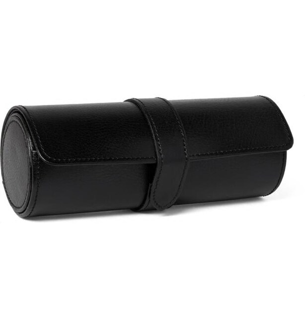 Wolf Blake Leather Watch Roll Pebble-Patterned Leather Watch Storage Box