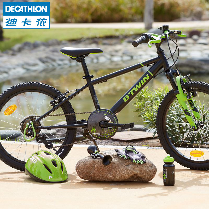 迪卡侬 20寸儿童自行车青少年山地车 6速 racing boy500 2K BTWIN