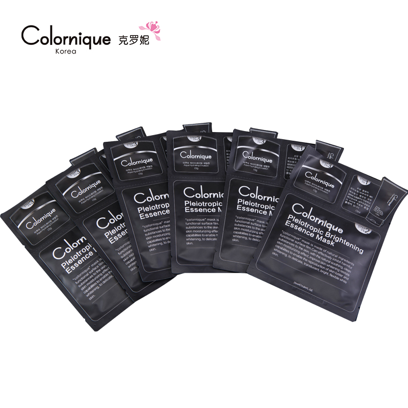 colornique韩国克罗妮 三合一亮颜精粹面膜6片 深海生物纤维膜